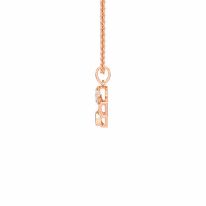 Seeing Shield Silver Pendant - Rose Gold - Image 4