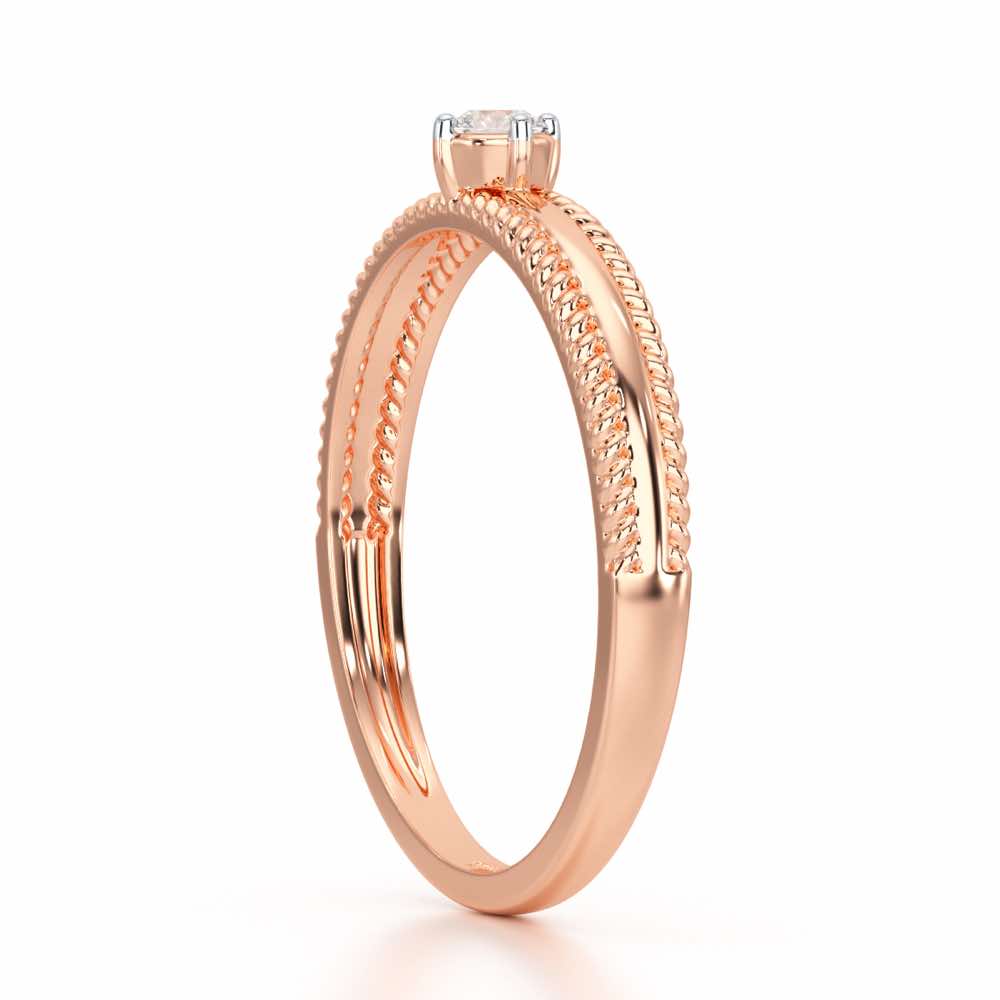 Destined One Silver Ring - Rose Gold - Image 4