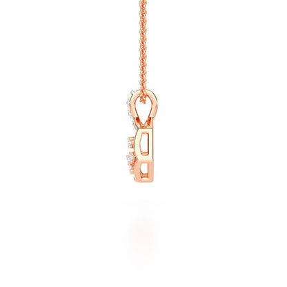 Silver Dawn Silver Pendant - Rose Gold - Image 4