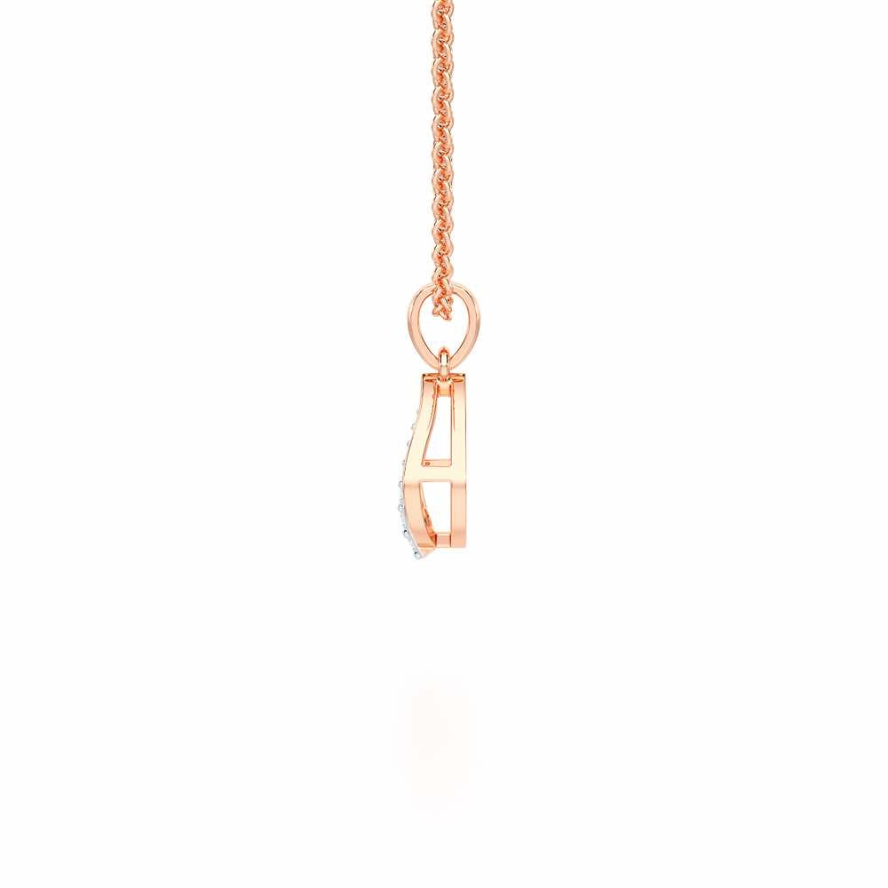 Timeless Glow Silver Pendant - Rose Gold - Image 4