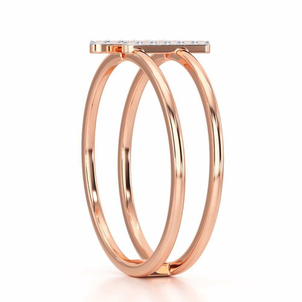 Just Meeting Silver Ring - Rose Gold - Image 4