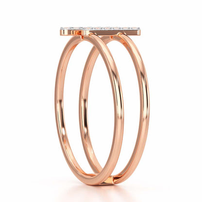Just Meeting Silver Ring - Rose Gold - Image 4