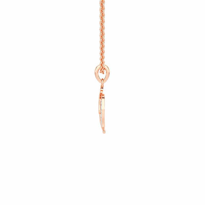 Onkar Supreme Silver Pendant - Rose Gold - Image 4