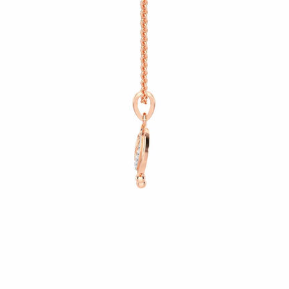 Khalsa Divine Silver Pendant - Rose Gold - Image 4