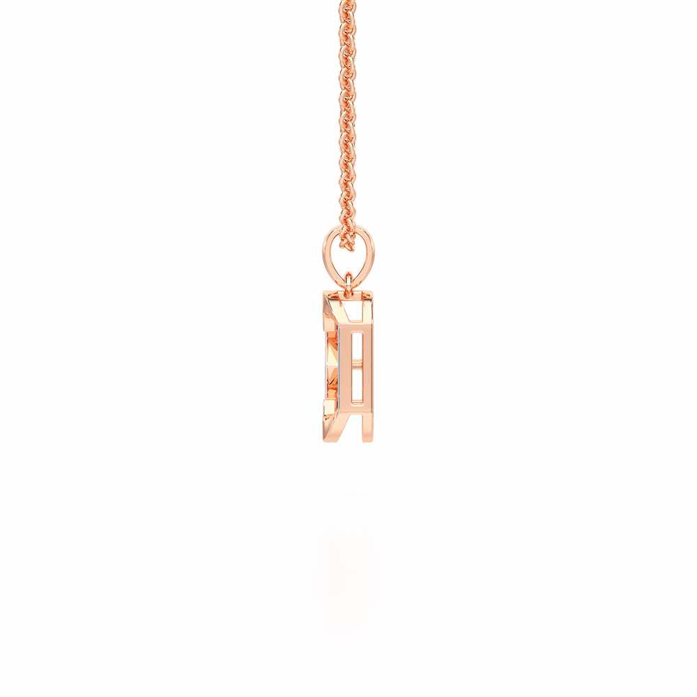 Silver Whisper Silver Pendant - Rose Gold - Image 4