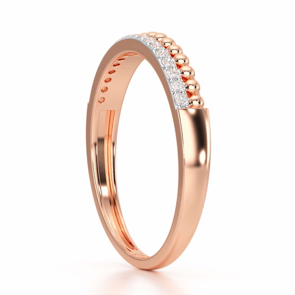 Perfect Bliss Silver Ring - Rose Gold - Image 4