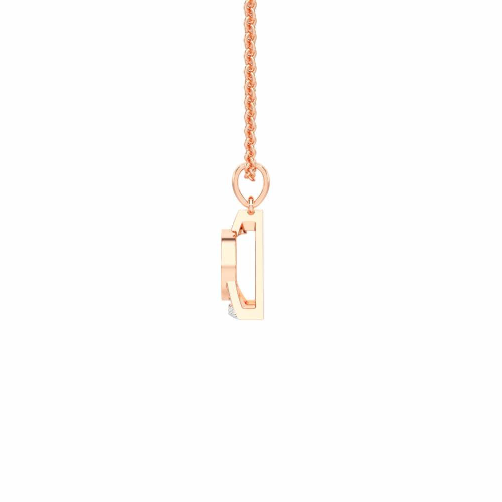 Guardian Eye Silver Pendant - Rose Gold - Image 4