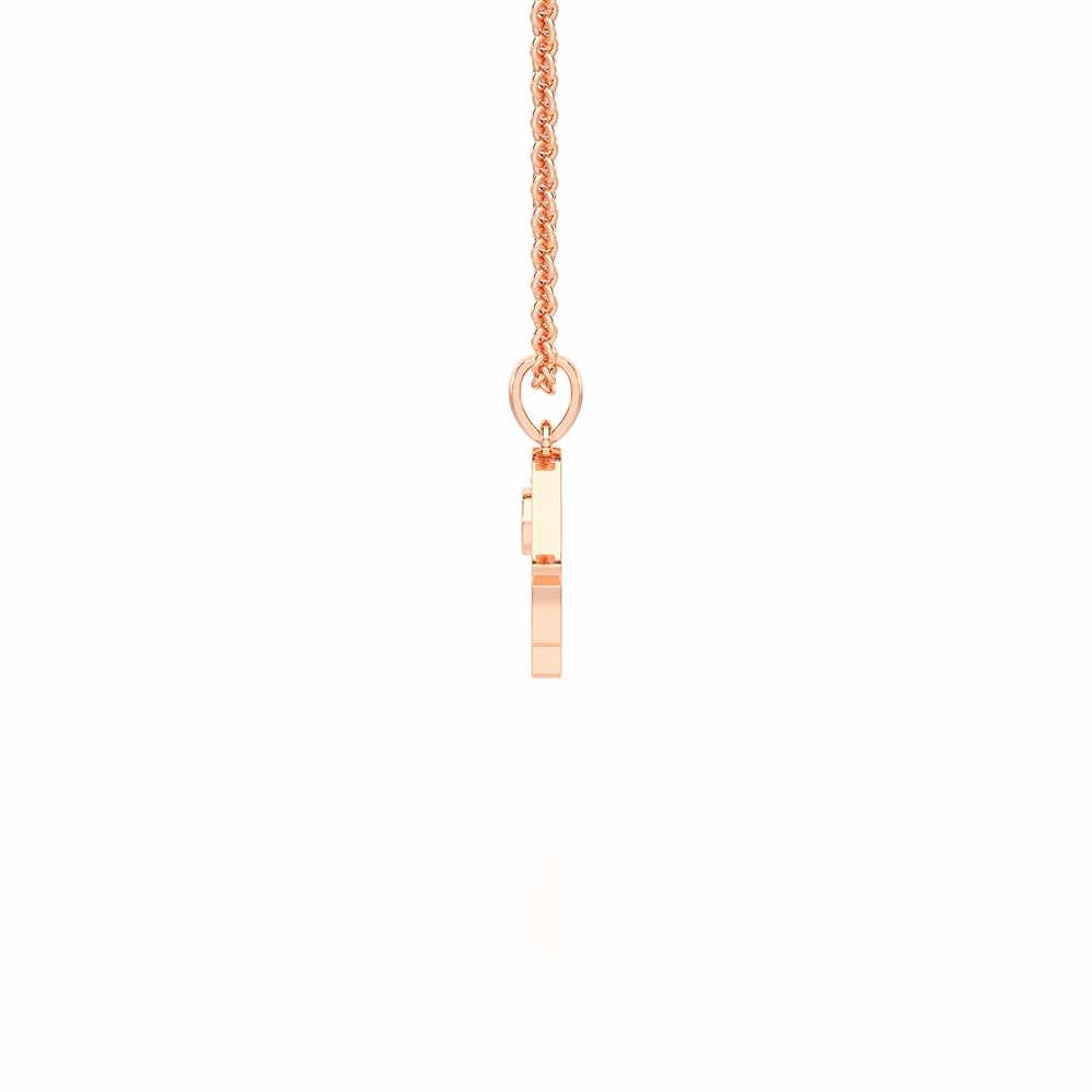 Protective Gaze Silver Pendant - Rose Gold - Image 4