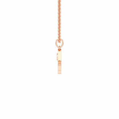 Protective Gaze Silver Pendant - Rose Gold - Image 4