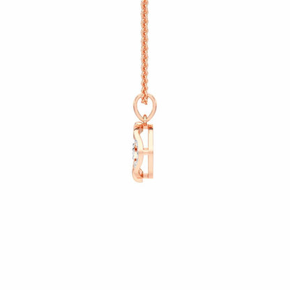 Twinkling Essence Silver Pendant - Rose Gold - Image 4
