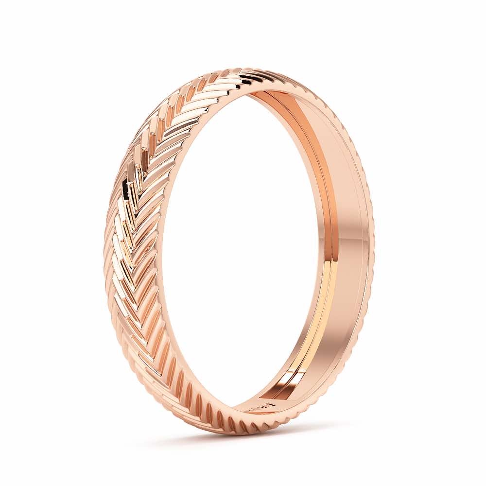 Azalea Silver Ring - Rose Gold - Image 4