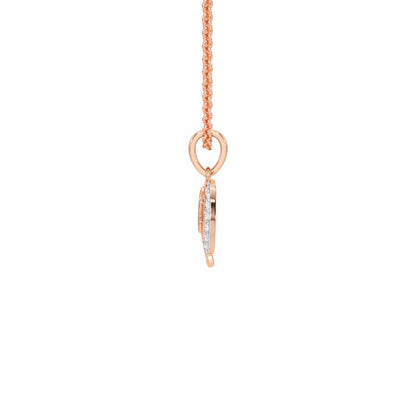Onkar Grace Silver Pendant - Rose Gold - Image 4