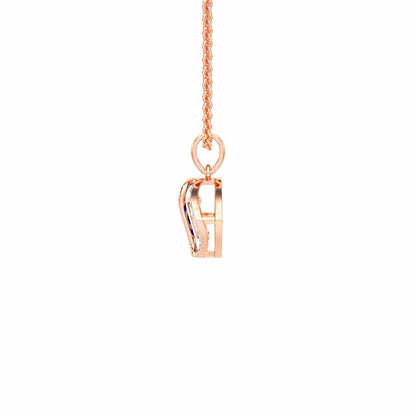 Protective Spark Silver Pendant - Rose Gold - Image 4