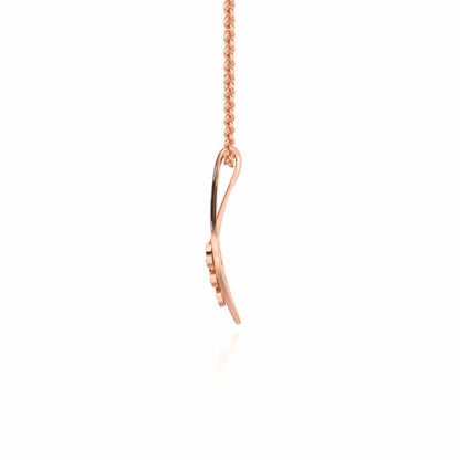 Enchanting Growth Silver Pendant - Rose Gold - Image 4