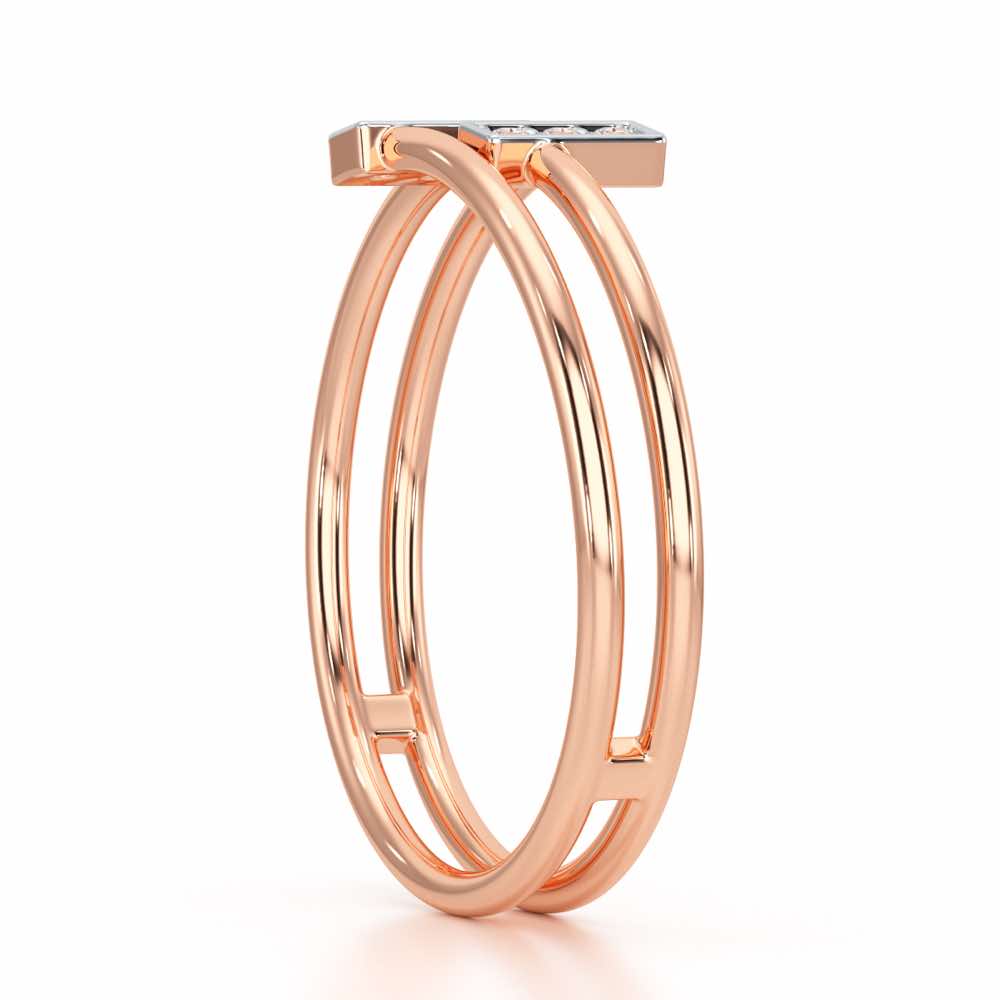 Flawless Slay Silver Ring - Rose Gold - Image 4