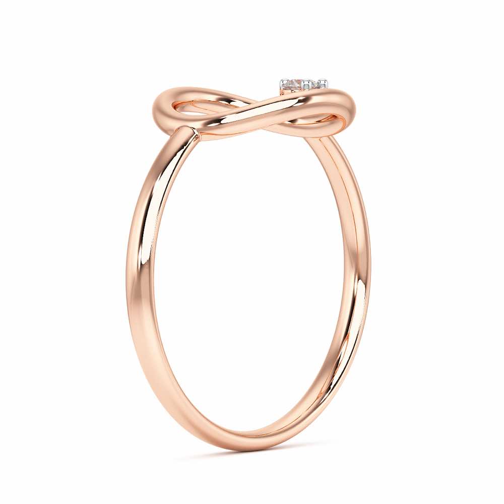 Sunray Sunray Silver Ring - Rose Gold - Image 4