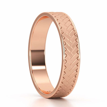 Isla Silver Ring - Rose Gold - Image 4