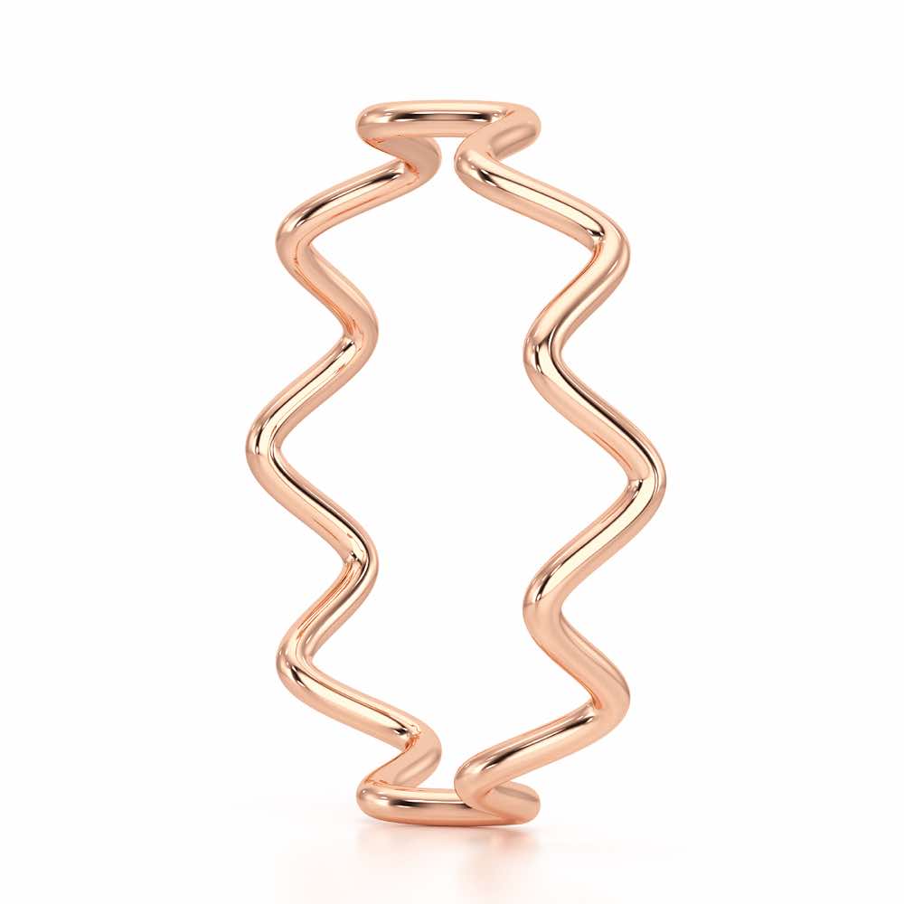 Golden Grace Women Silver Ring - Rose Gold - Image 4