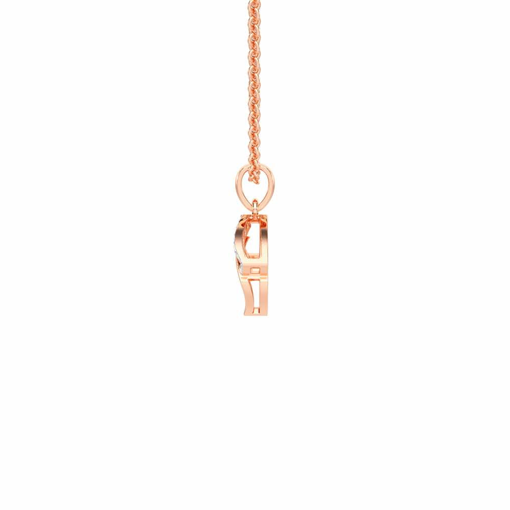 Celestial Eye Silver Pendant - Rose Gold - Image 4
