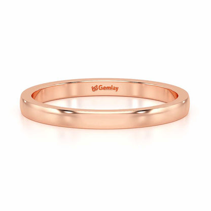 Serene Spark Stackable Silver Ring - Rose Gold - Image 5