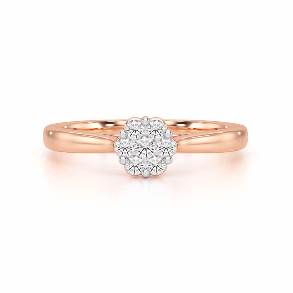 Elven Shimmer Silver Ring - Rose Gold - Image 5