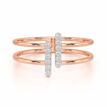 Just Meeting Silver Ring - Rose Gold - Image 5