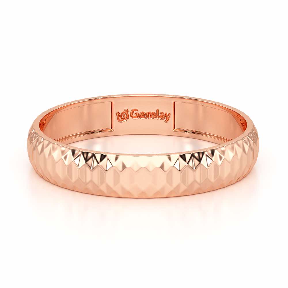 Ophelia Silver Ring - Rose Gold - Image 5