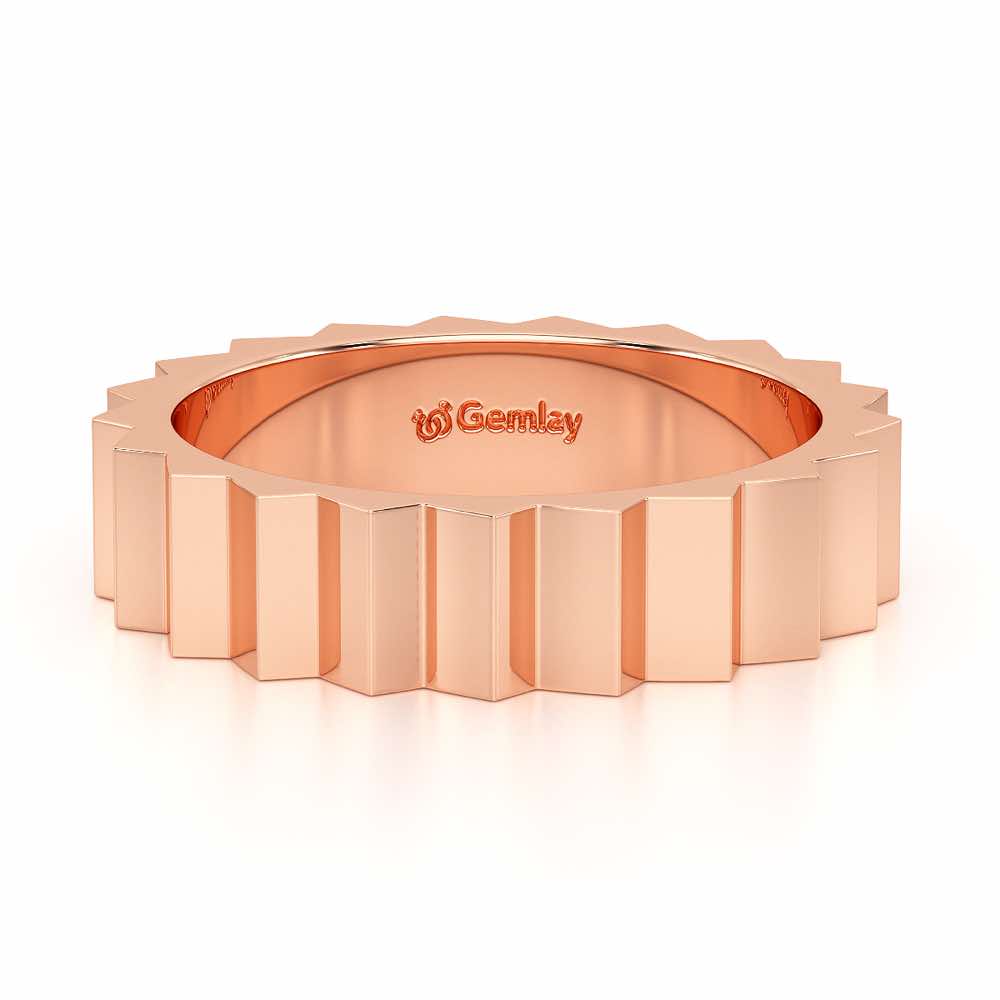Selena Silver Ring - Rose Gold - Image 5