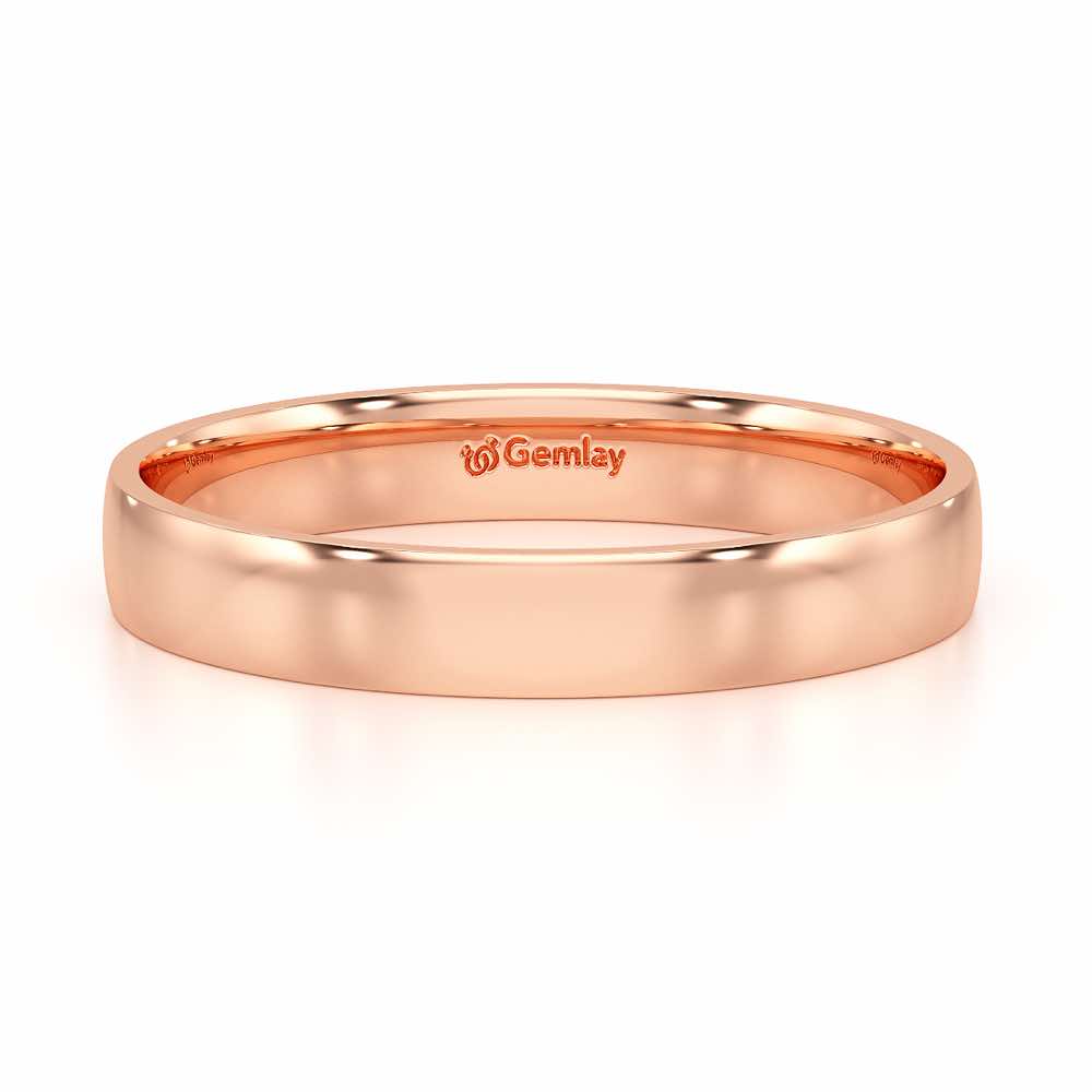 Bliss Aura Women Silver Ring Band - Rose Gold - Image 5