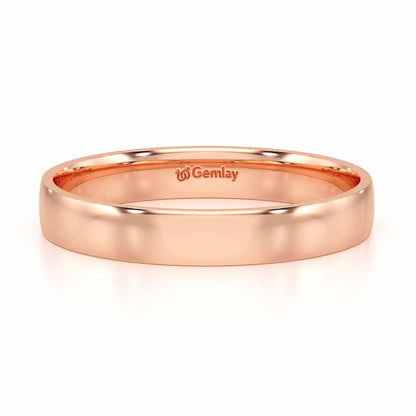 Bliss Aura Women Silver Ring Band - Rose Gold - Image 5