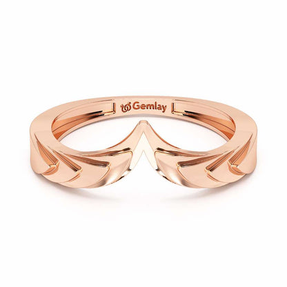 Eleanor Silver Ring - Rose Gold - Image 5