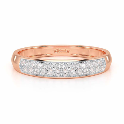 Genesis Elegance Silver Ring - Rose Gold - Image 5