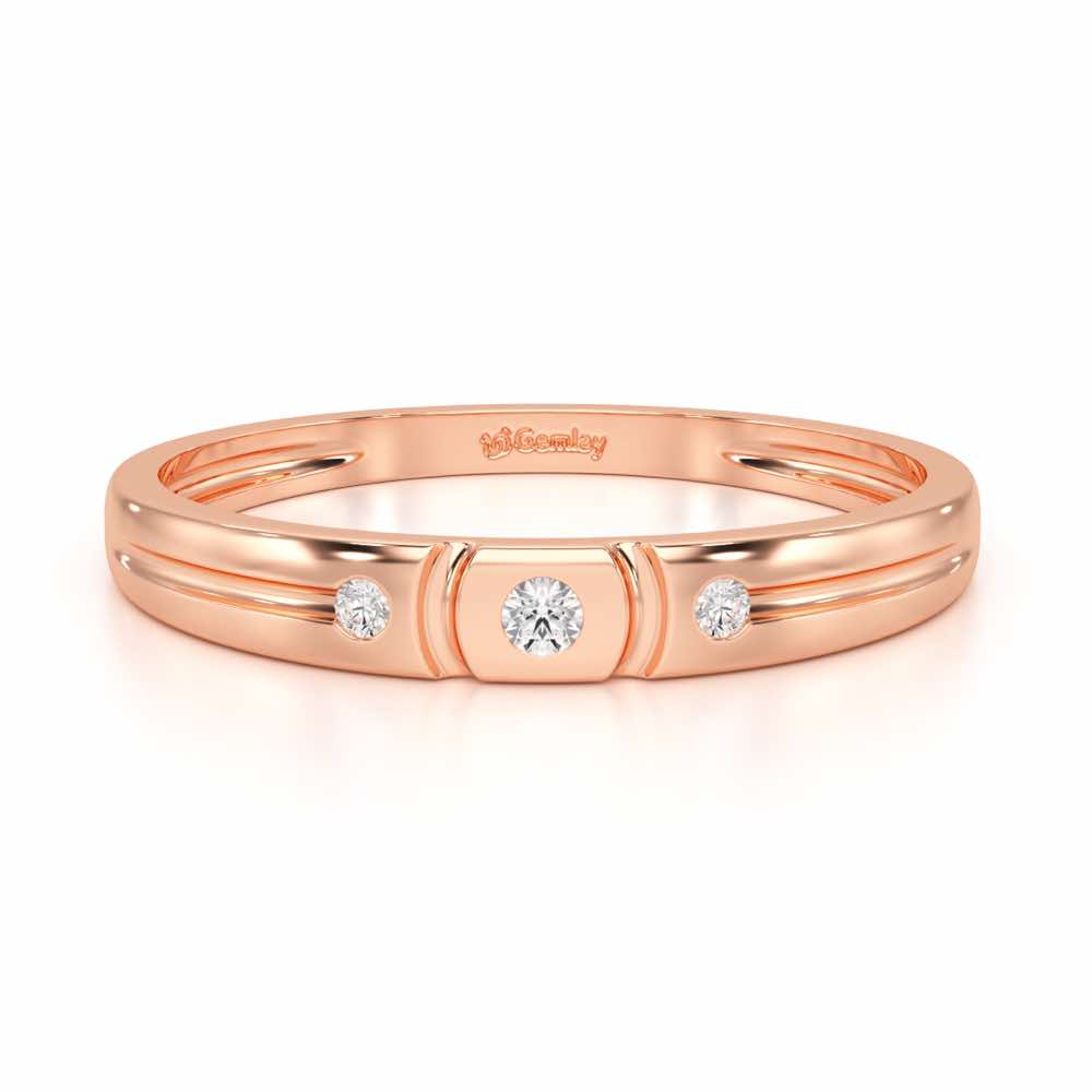 Miracle Blush Silver Ring - Rose Gold - Image 5