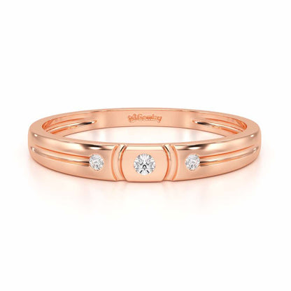 Miracle Blush Silver Ring - Rose Gold - Image 5