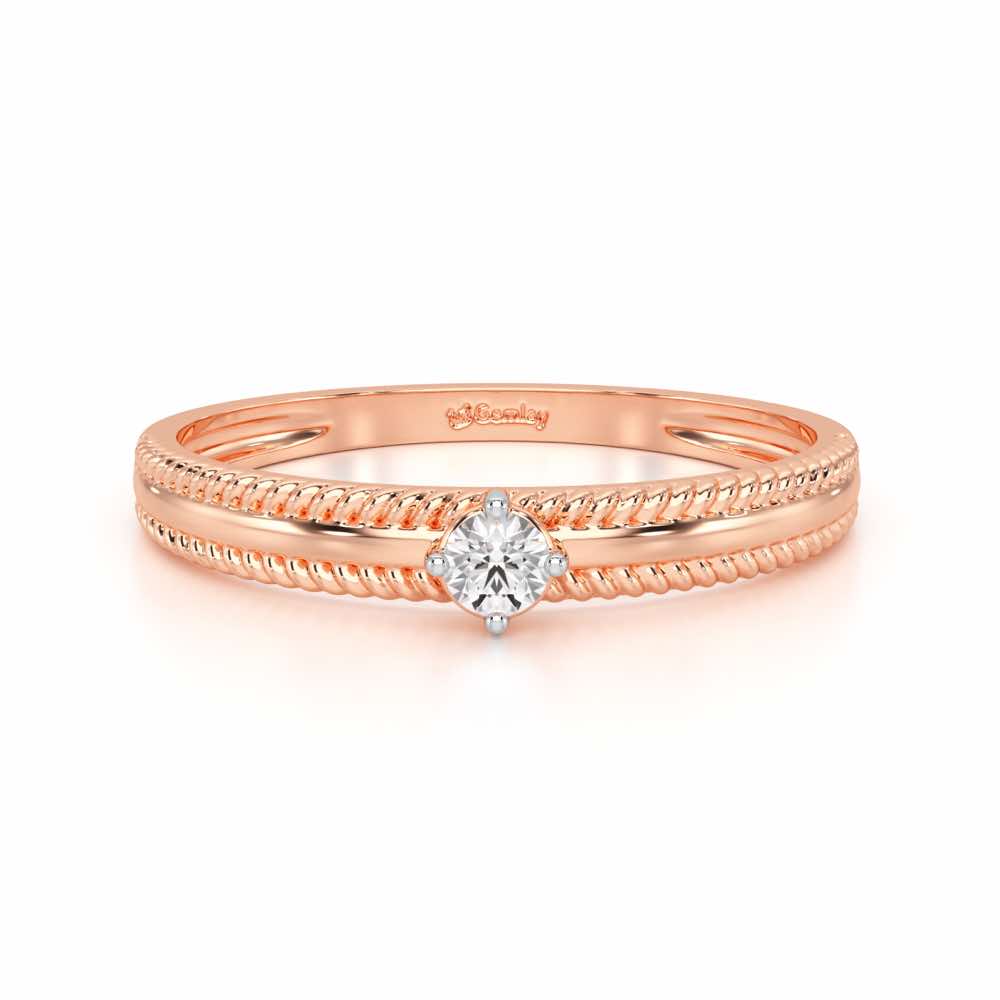 Destined One Silver Ring - Rose Gold - Image 5