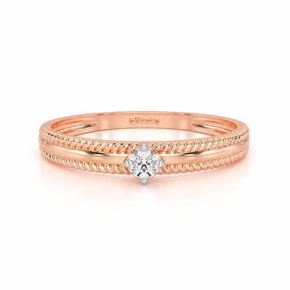 Destined One Silver Ring - Rose Gold - Image 5