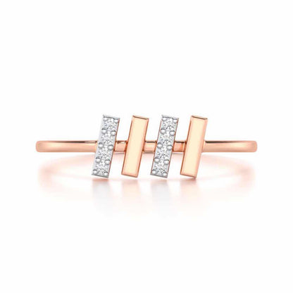 Precious Passion Silver Ring - Rose Gold - Image 5