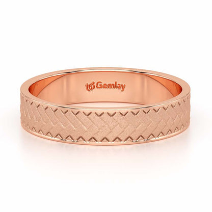 Isla Silver Ring - Rose Gold - Image 5