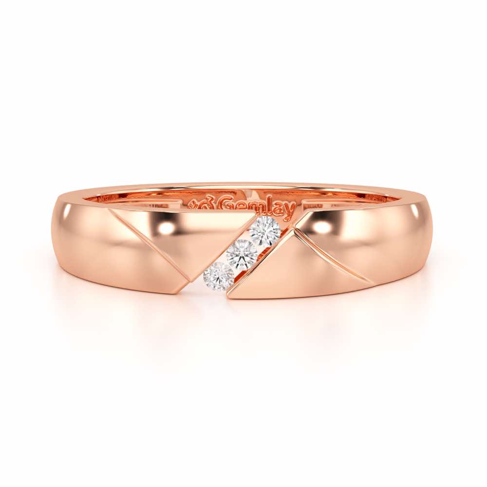 Merry Fair Silver Ring - Rose Gold - Image 5