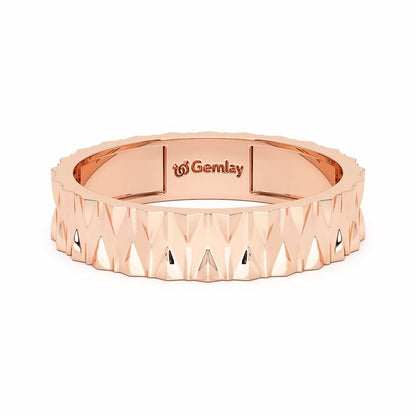 Noelle Silver Ring - Rose Gold - Image 5