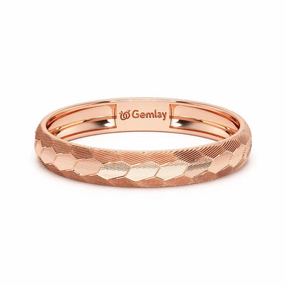 Lumi Silver Ring - Rose Gold - Image 5