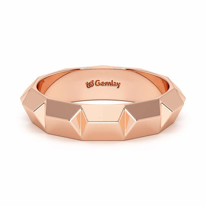 Marigold Silver Ring - Rose Gold - Image 5