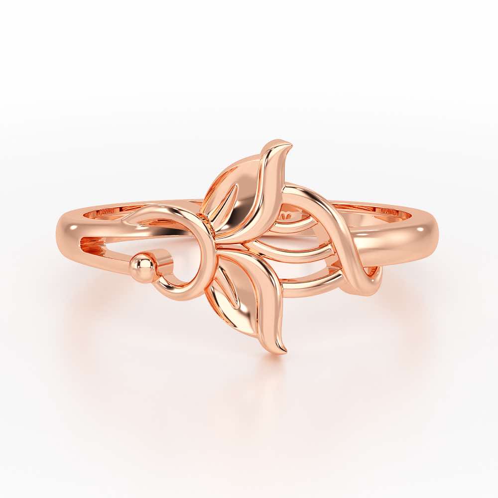 Knox Mystery Silver Ring For Women - Rose Gold - Image 5