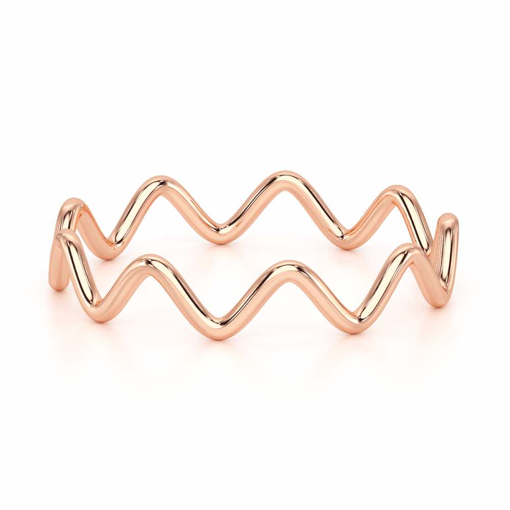Golden Grace Women Silver Ring - Rose Gold - Image 5