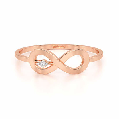 Tentacle Silver Ring - Rose Gold - Image 5