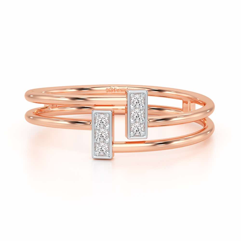 Flawless Slay Silver Ring - Rose Gold - Image 5