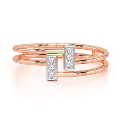 Flawless Slay Silver Ring - Rose Gold - Image 5