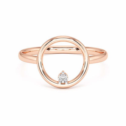 Sunray Sunray Silver Ring - Rose Gold - Image 5