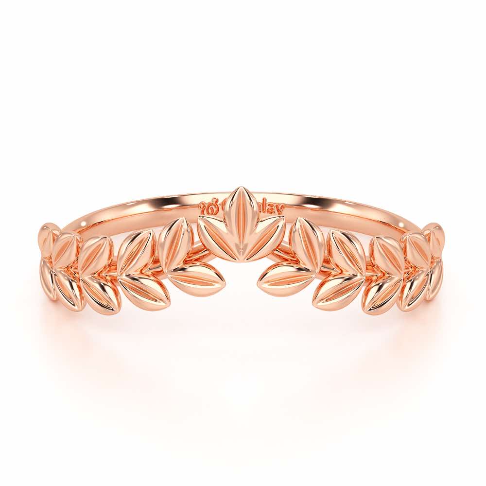 Fenny Frill Apex Silver Ring - Rose Gold - Image 5