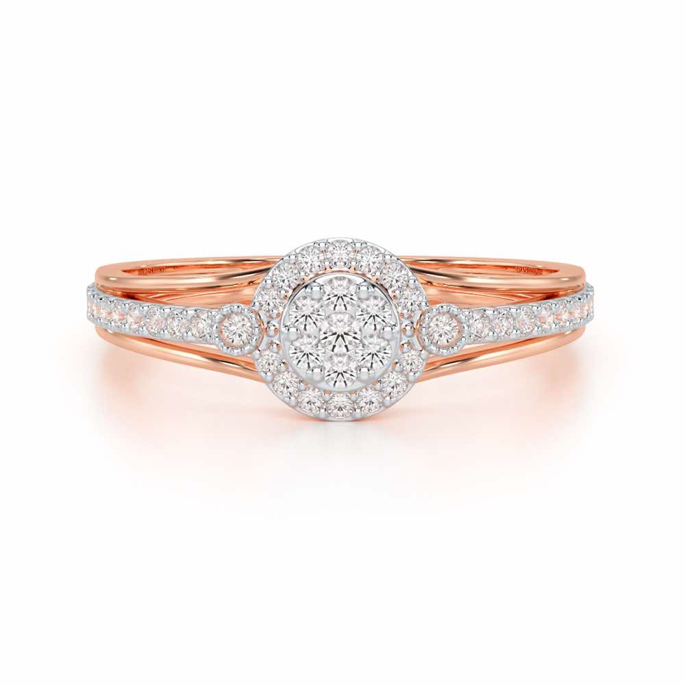 Impeccable Sheen Silver Ring - Rose Gold - Image 5